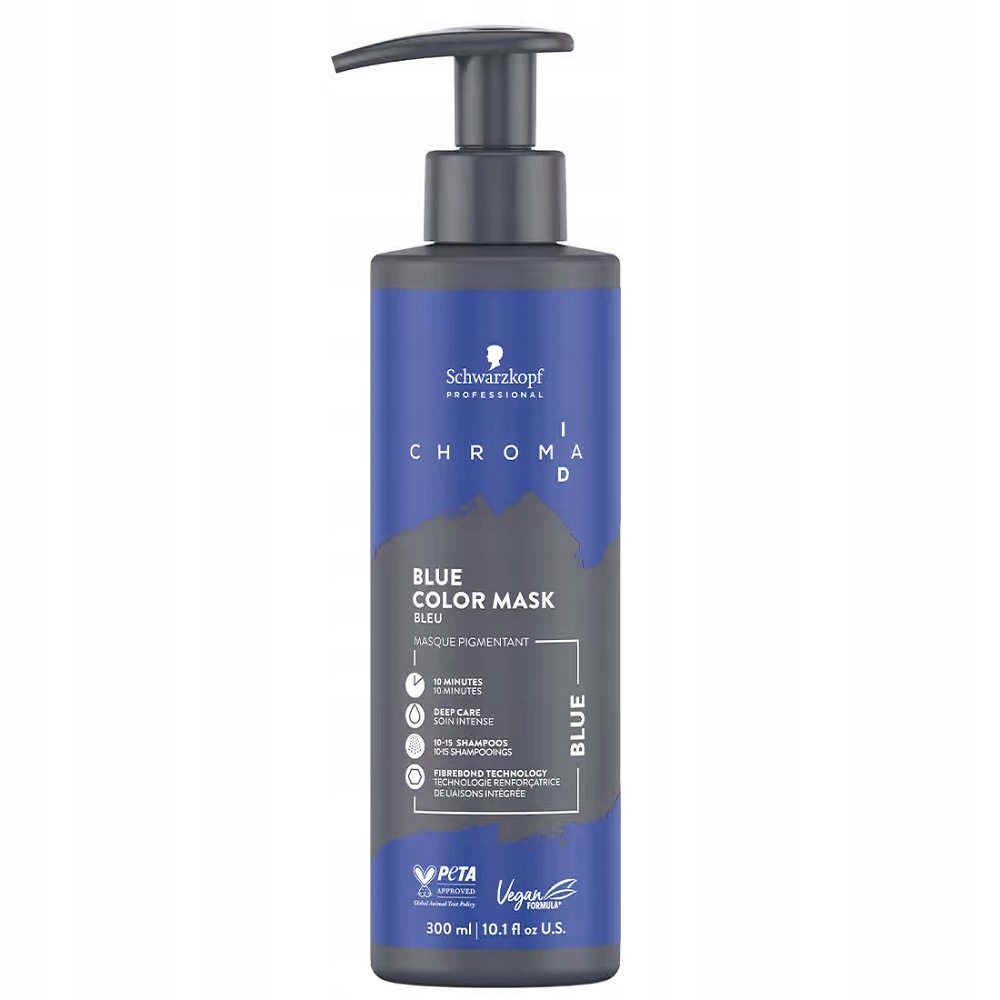 Schwarzkopf Chroma ID Color Mask barvicí maska na vlasy modrá 300 ml