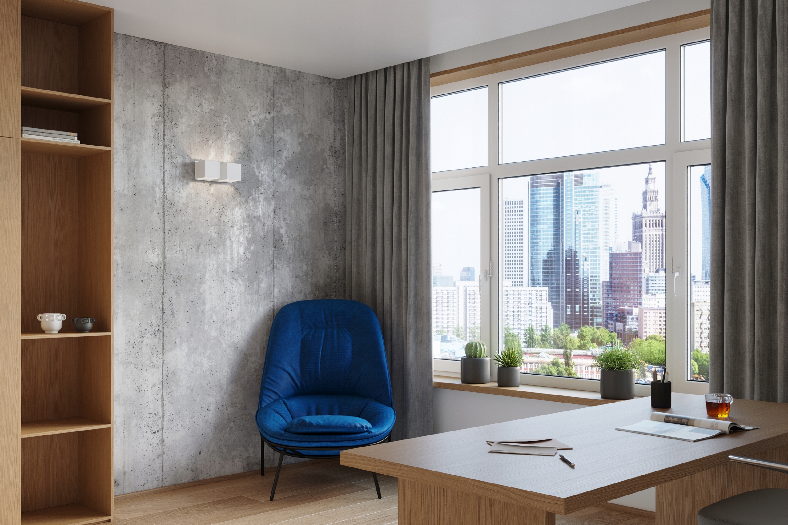 Oprawa Lampa Kinkiet QUAD 2 Czarny LED Loft SOLLUX Kolor czarny