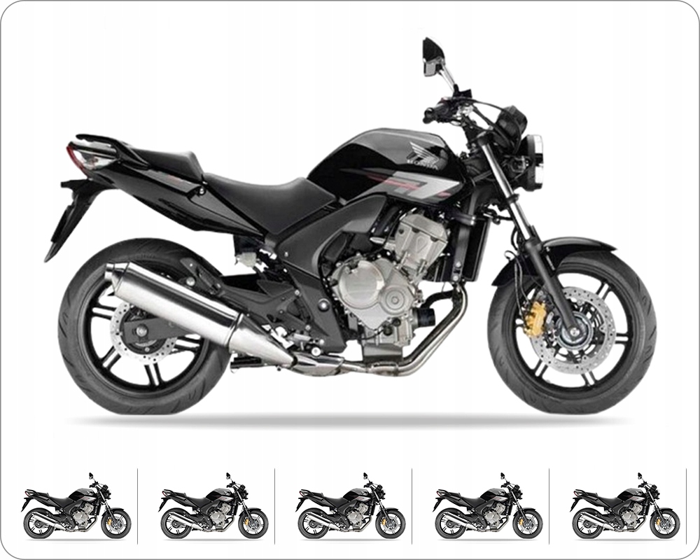 Samolepky Na Motocykl Juula Pro Honda Cbf 600 N 2010 Černé NHA84
