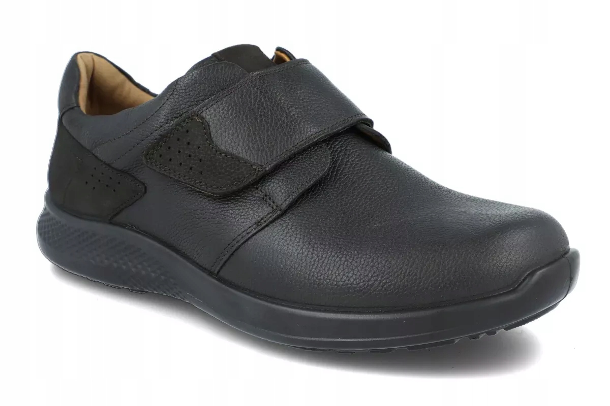 Jomos pánské kožené polobotky hnědé na široké chodidlo, boty o velikosti K R42