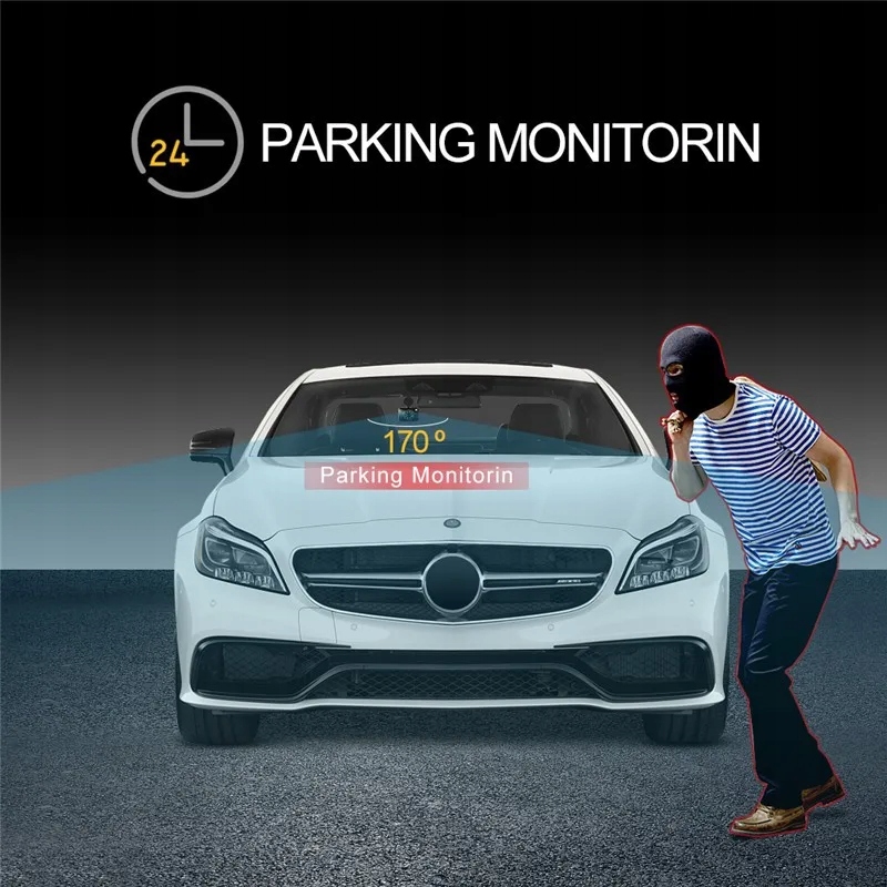 Mini kamera na deskę rozdzielczą Full HD 1080P kamery samoch EAN (GTIN) 7058879221258