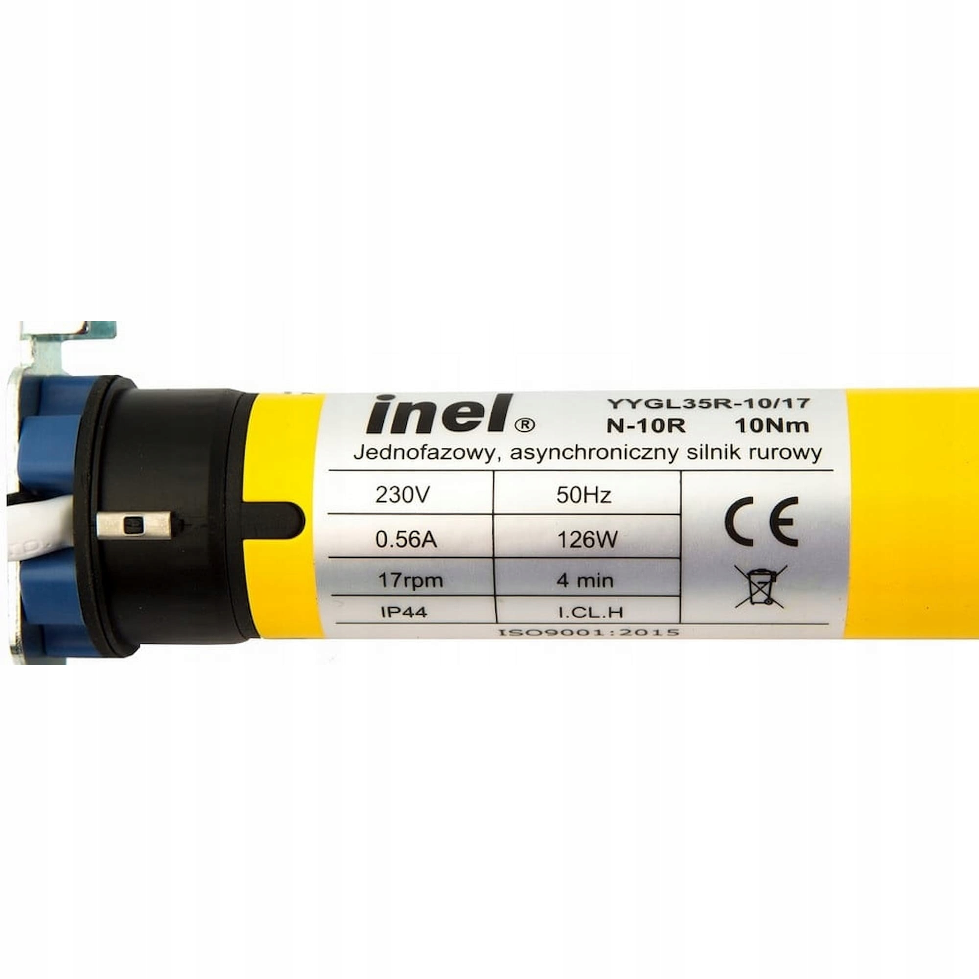 Inel motor pre rolety N-10R 10/17 do potrubia Ø40 s vstavaným rádioprijímačom