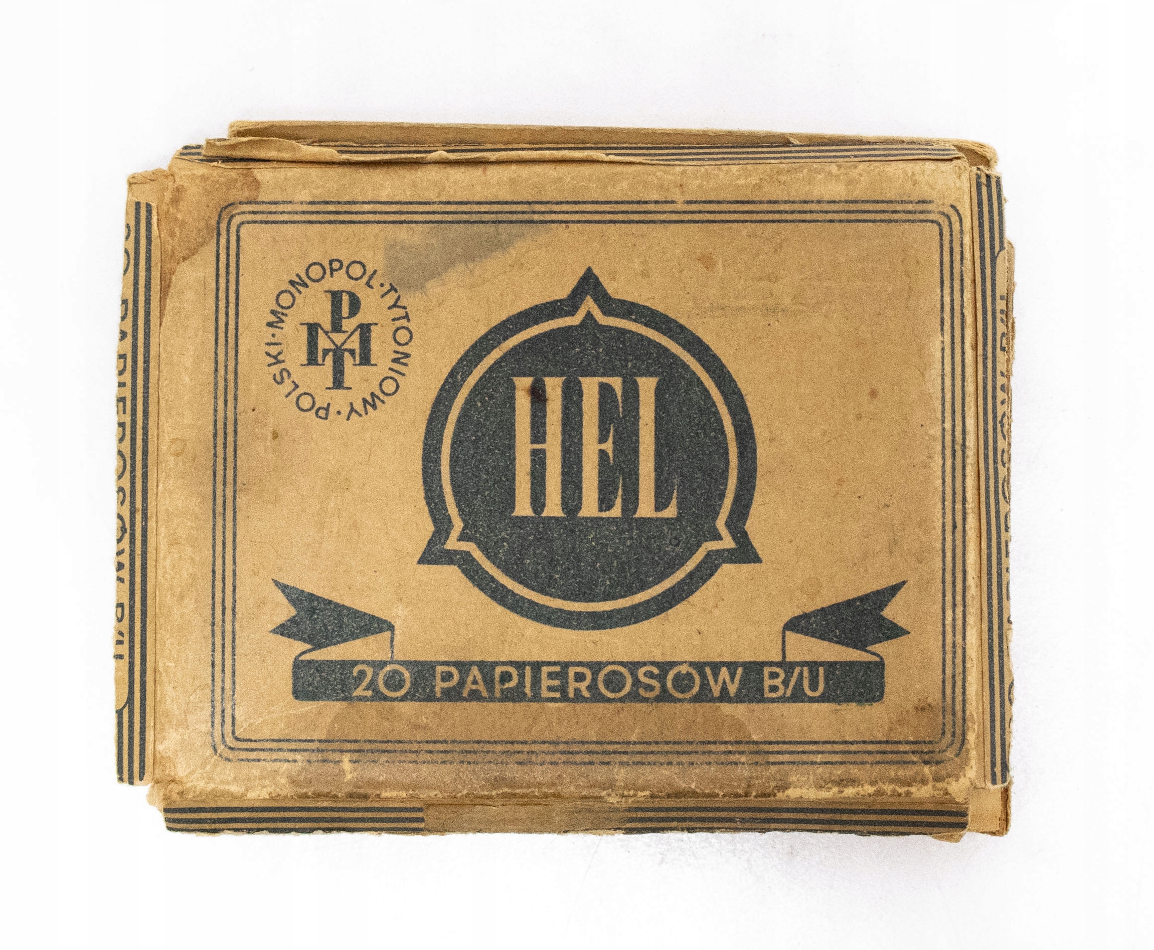 STARE PUDEŁKO PAPIEROSY HEL PRL