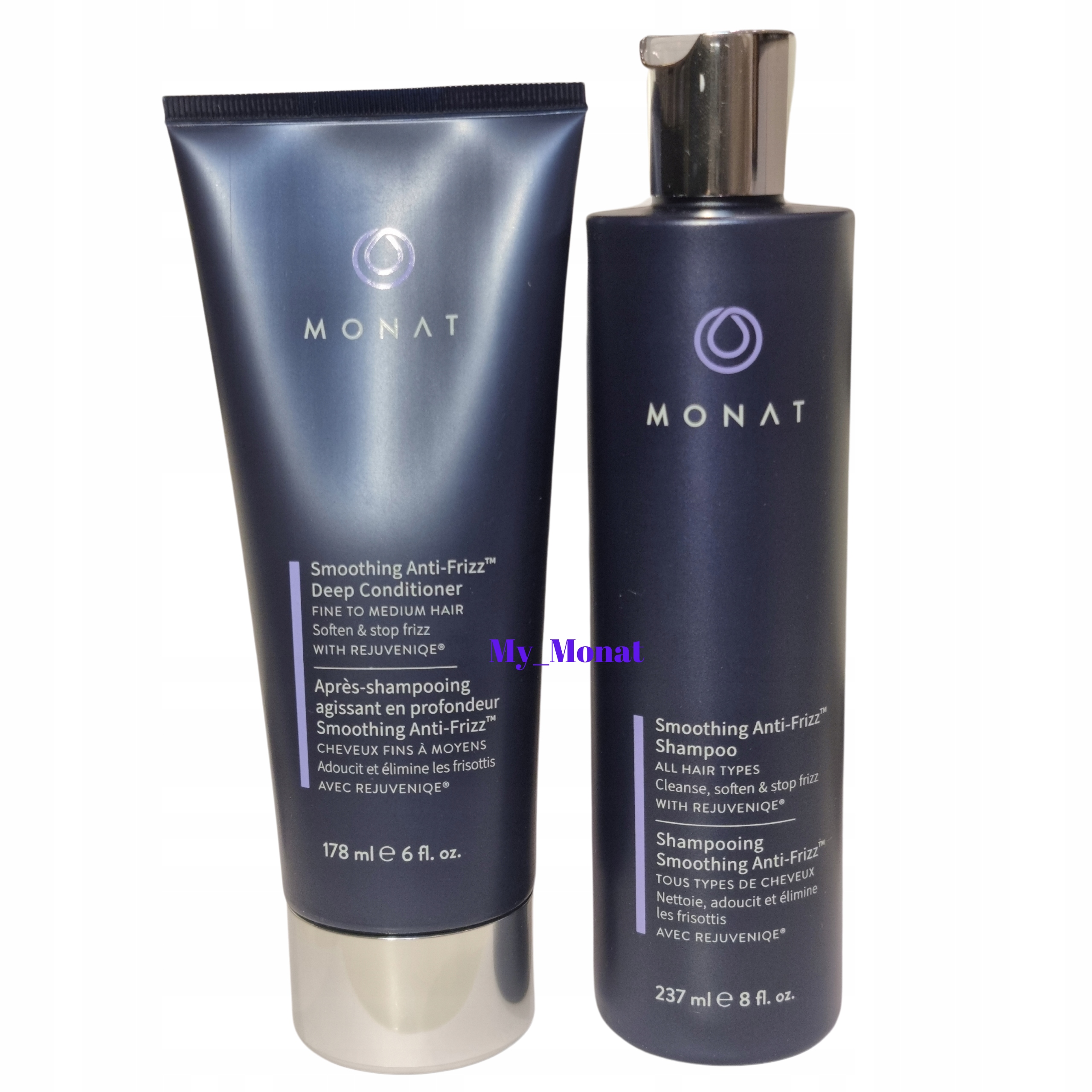 Monat Smoothing Anti-Frizz šampon, kondicionér