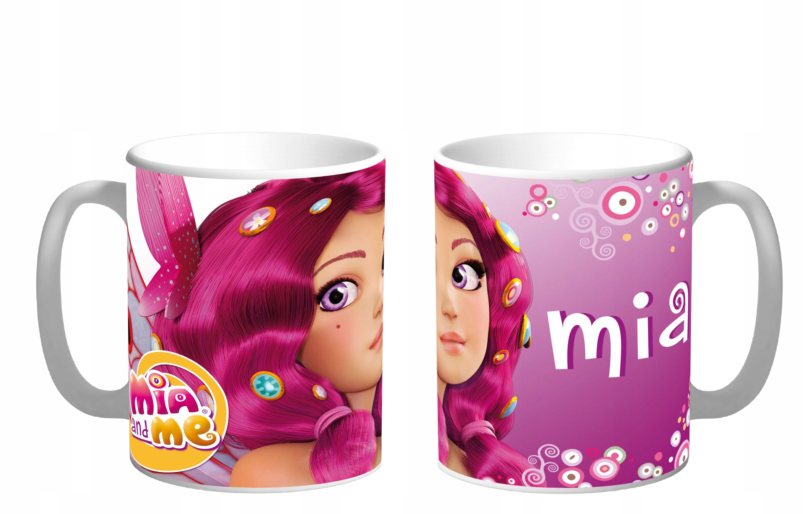 

Kubek Mia I Ja Mia and Me Imię kartonik