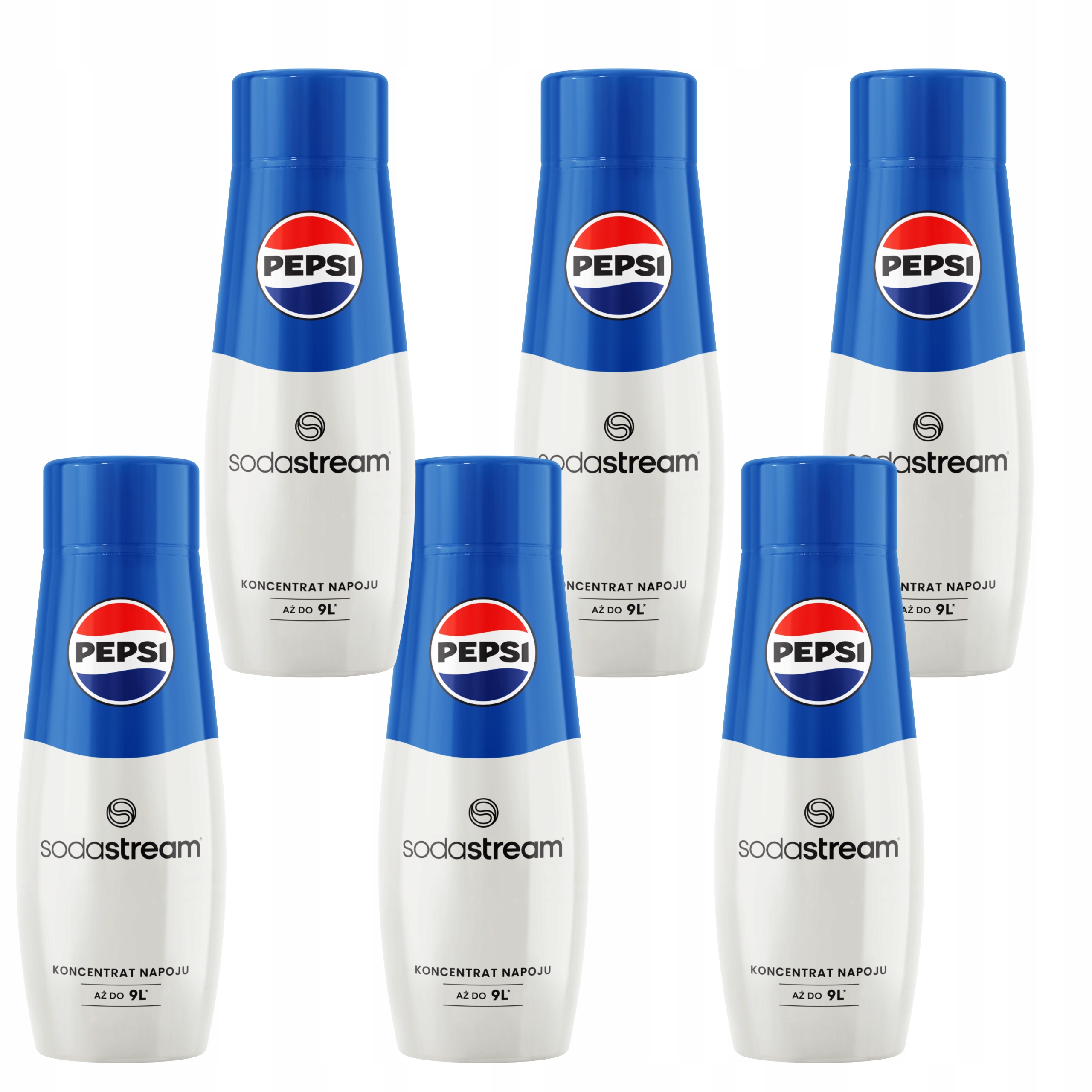 6 x sirup Sodastream Pepsi do saturátoru Koncentrát pro perlivou vodu 440 ml
