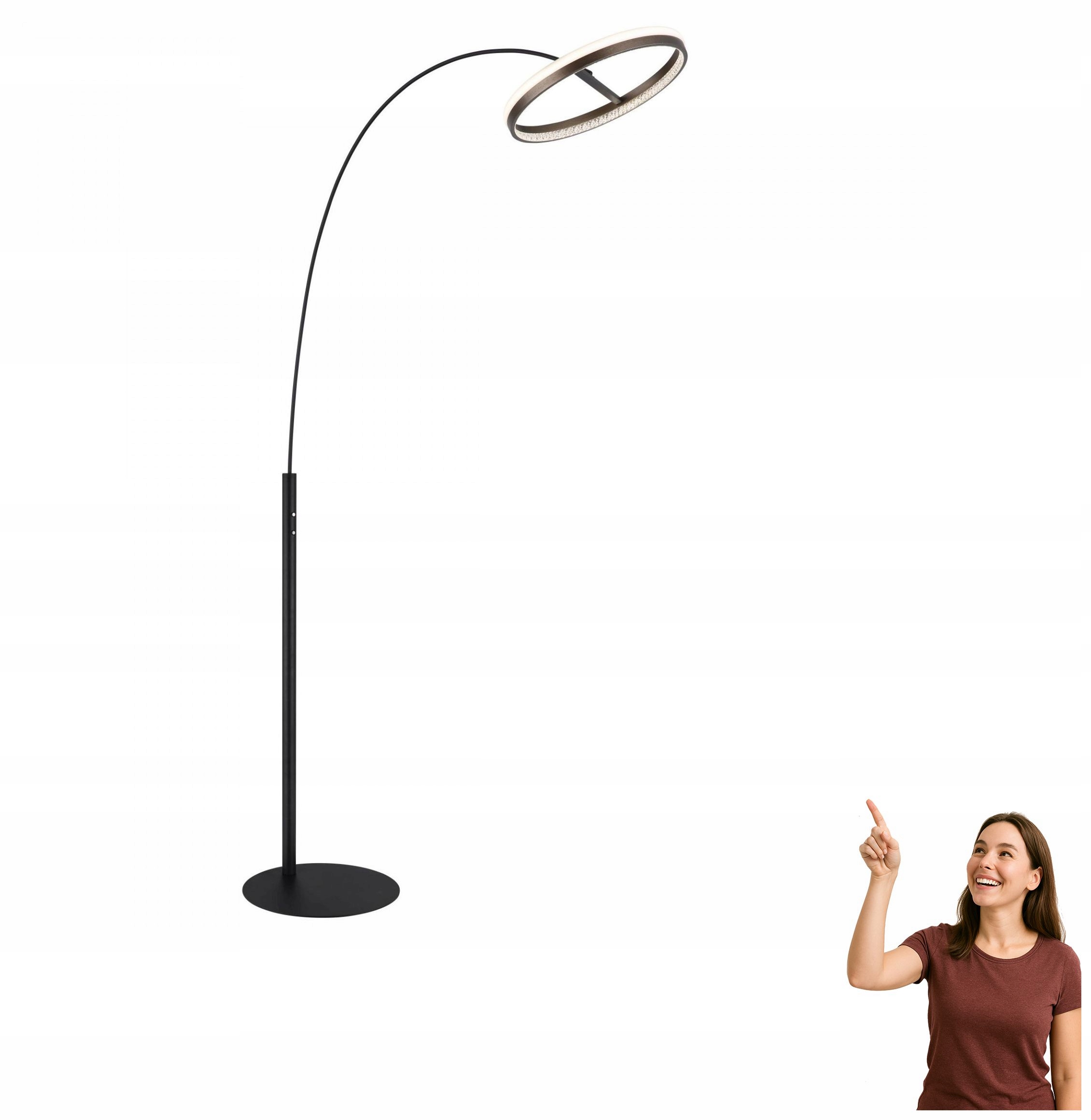 Podlahová Led lampa 24W Della 67179S Globo