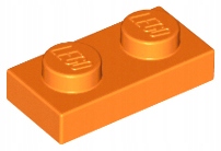 

Lego 3023 Pomarańcz 1x2 płytka Nowy 2szt