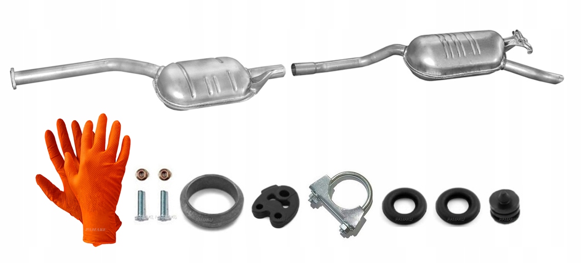 Mercedes W124 200 250 E200 2.0 2.5D (1985-1995) Tlumič Koncový
