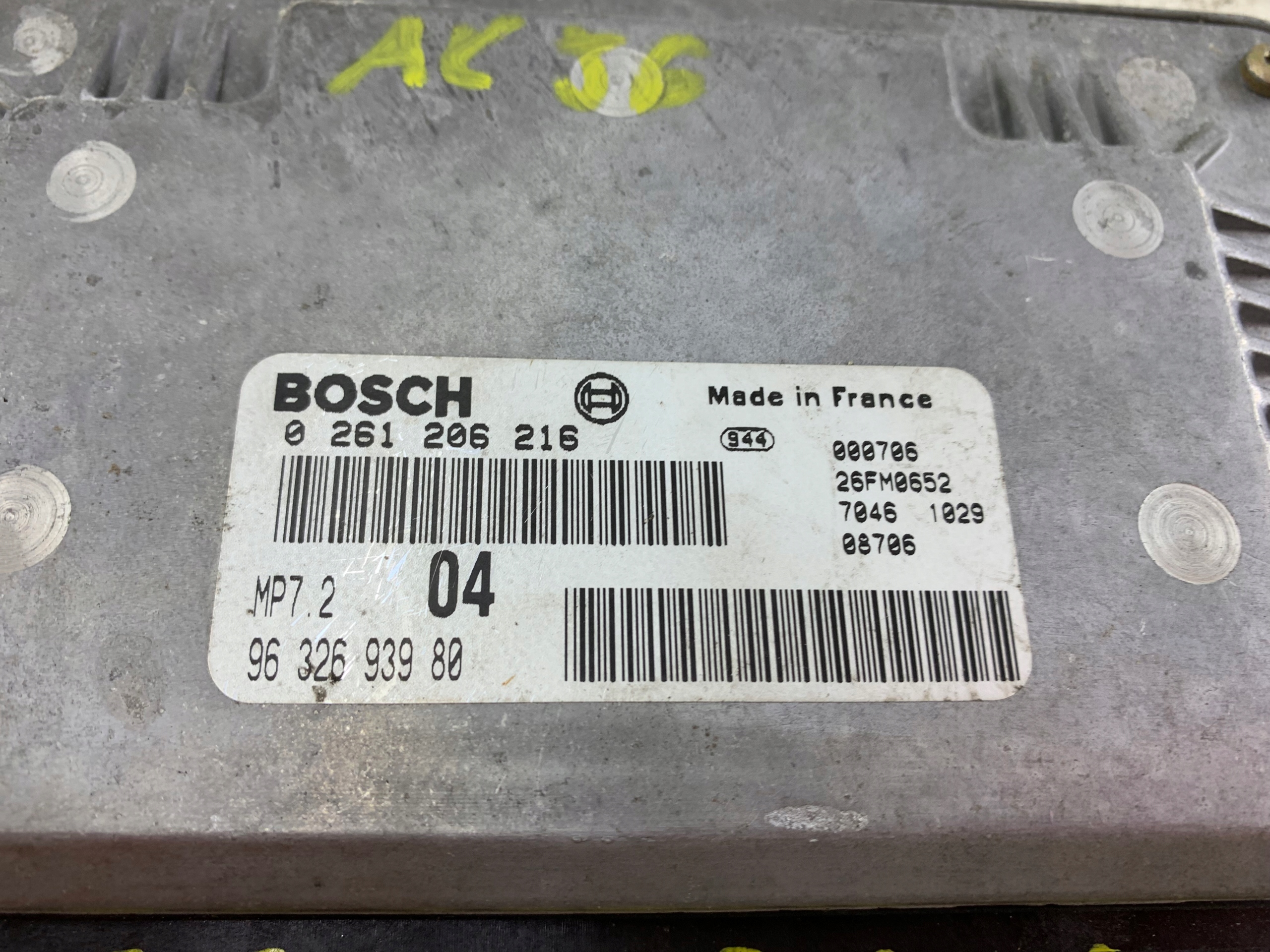 CITROEN XSARA 1.6 unité de commande électronique uce moteur 9632693980