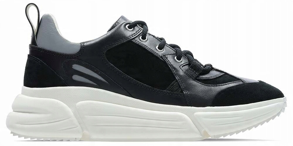 

Buty sport Clarks TriComet Lace czarne skóra 36