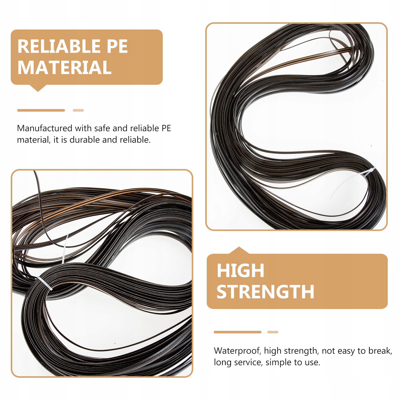 MATERIAŁY DO NAPRAWY KRZESŁÓW OGRODOWYCH PLASTIKOWE PRZECHOWYWANIE Marka bez marki