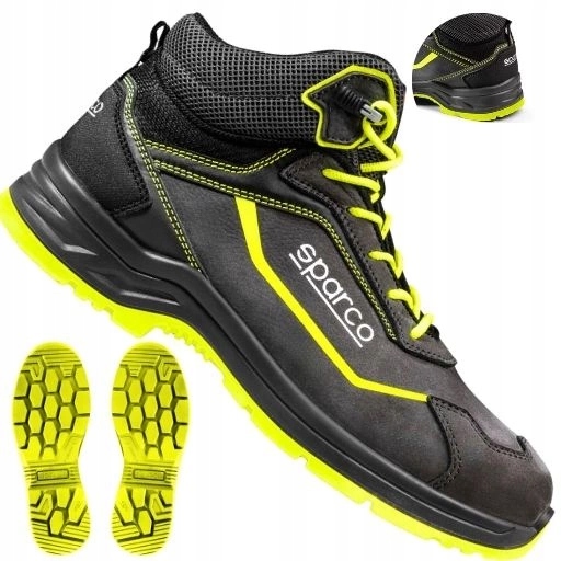 Buty robocze męskie skórzane wysokie Bhp S3 Esd Sparco Indy-H Juri 45