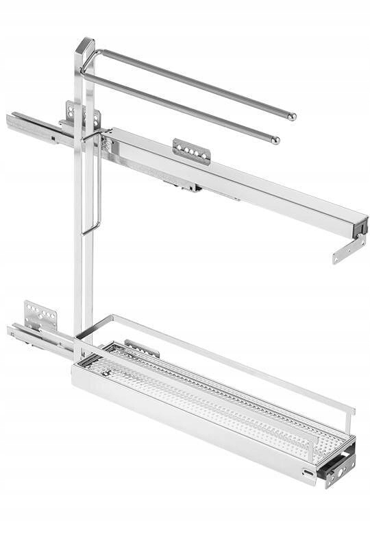 Peka 004.72.C Úzky výťah s poličkou a vešiakom Style/ chróm