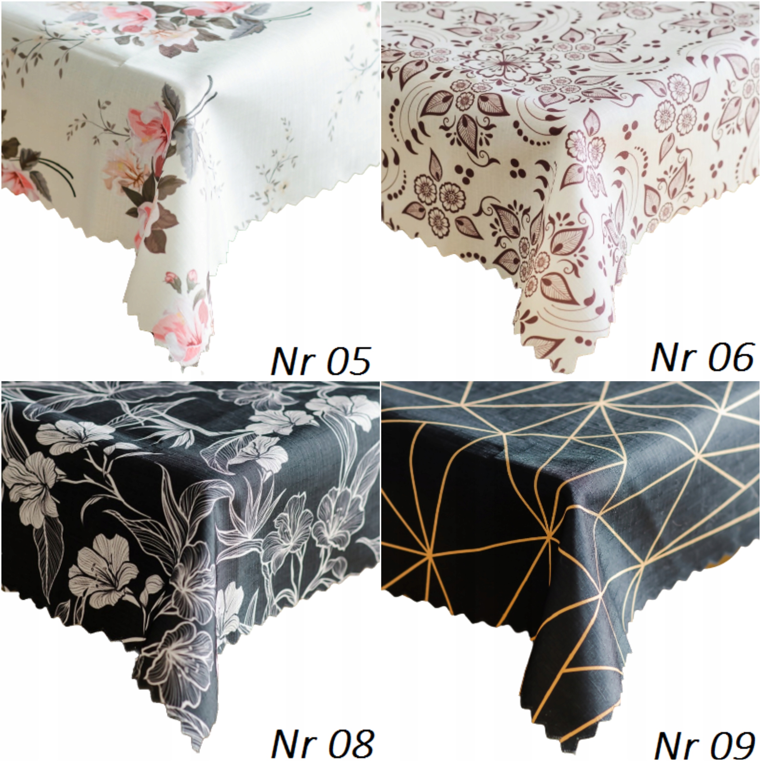 OBRUS PLAMOODPORNY 120x220 POLSKI RÓŻNE WZORY NR Marka inna