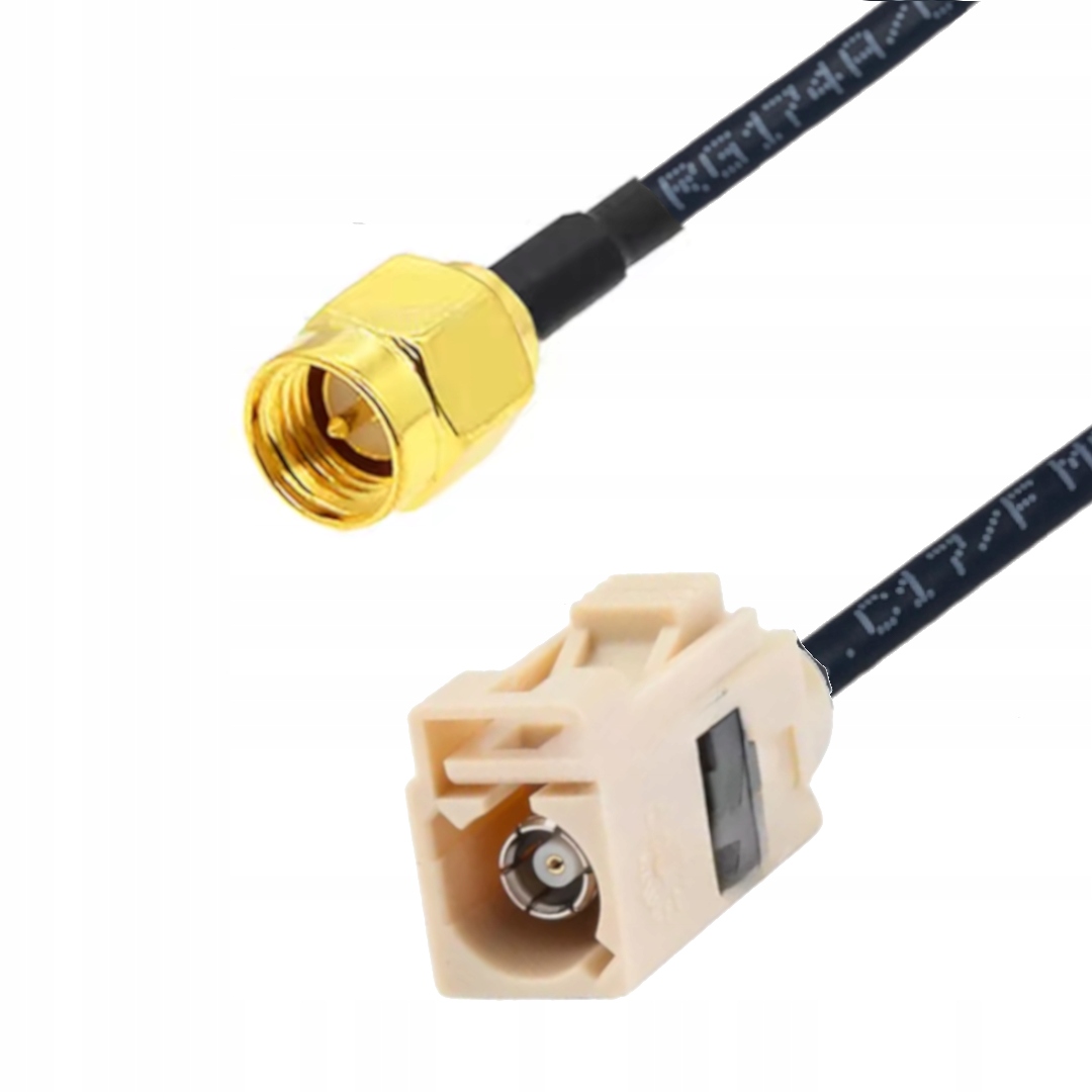 Pigtail Fakra I zásuvka Sma zástrčka RG174 4 m