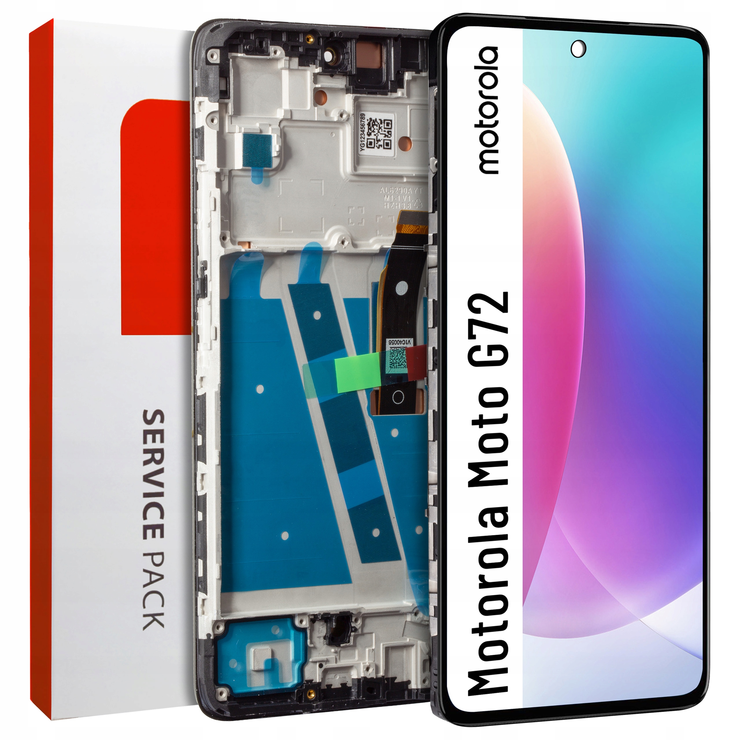 Displej pro Motorola Moto G72 LCD displej Rámeček Originál Zila XT2255-1