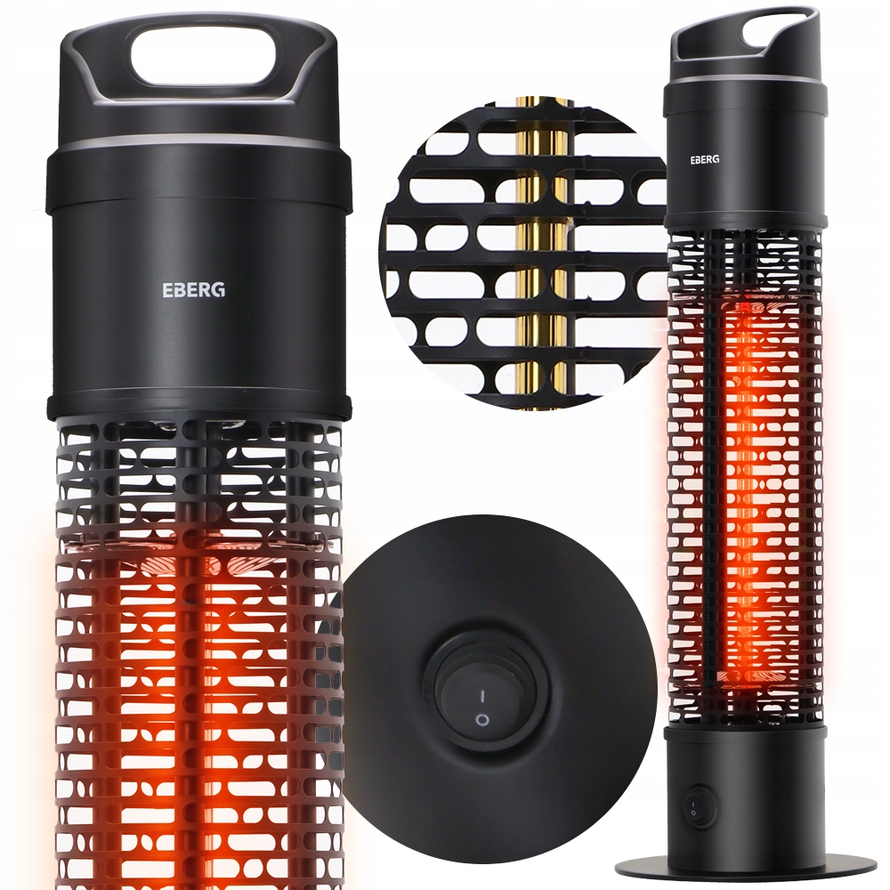 

Grzejnik na podczerwień promiennik 360° Tio 1200W