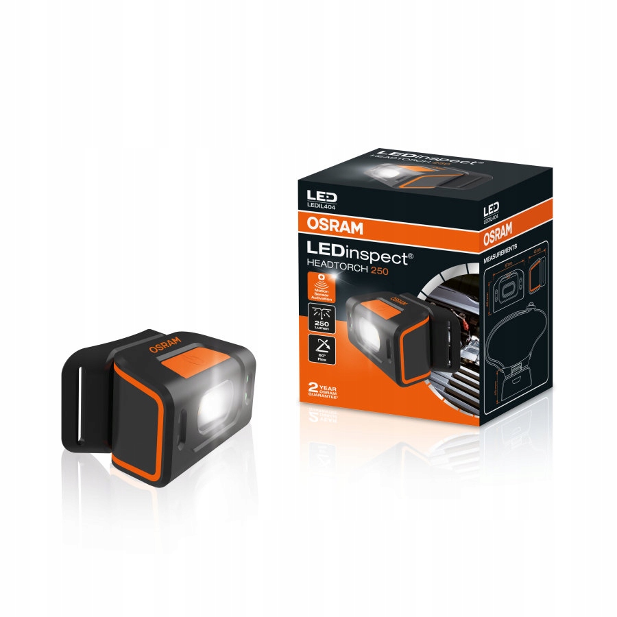 Pracovná Lampa Baterka Osram HEADTORCH250