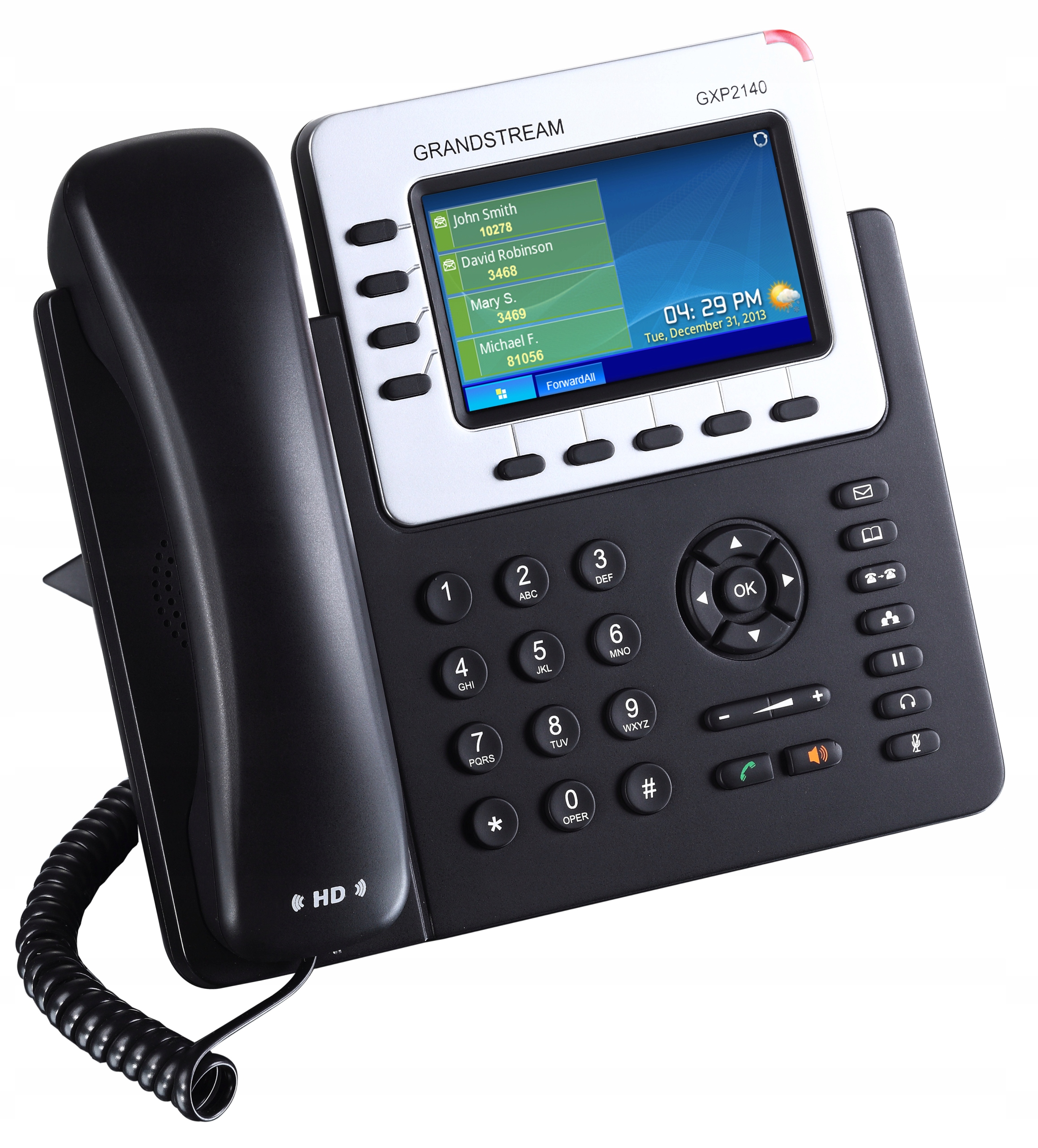 Grandstream GXP2140 Ip VoIP telefon Sip PoE