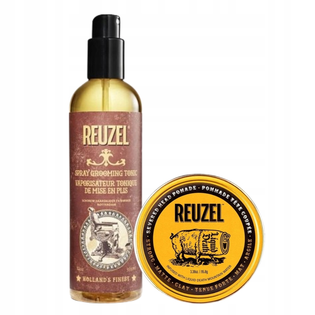 Reuzel Mocna Matowa Pomada i Tonik do włosów dla mężczyzn