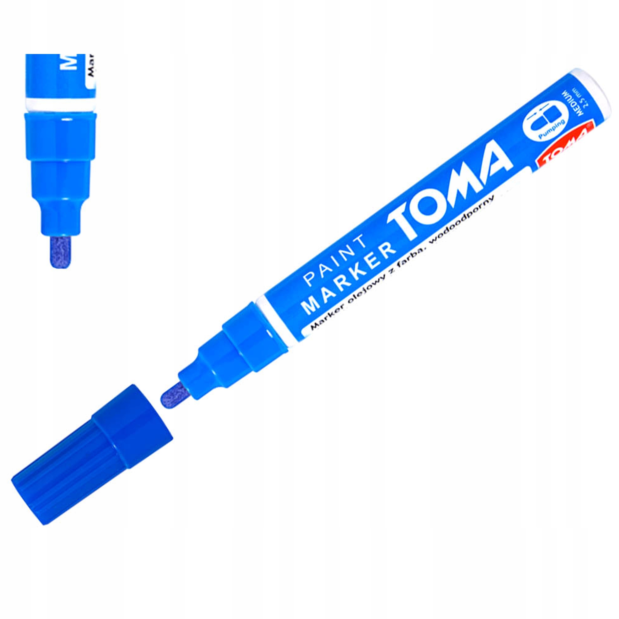 

Marker Olejowy Mazak Olejny Toma TO-440 Niebieski