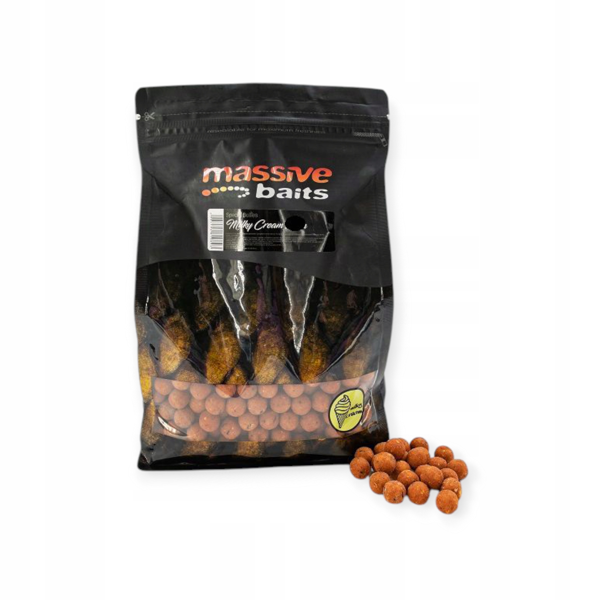 Massive Baits Kulki Proteinowe Milky Cream 18mm 1kg