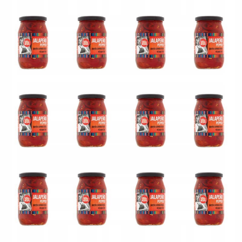 Casa de Mexico Papryka jalapeno czerwona krojona 340 g X12