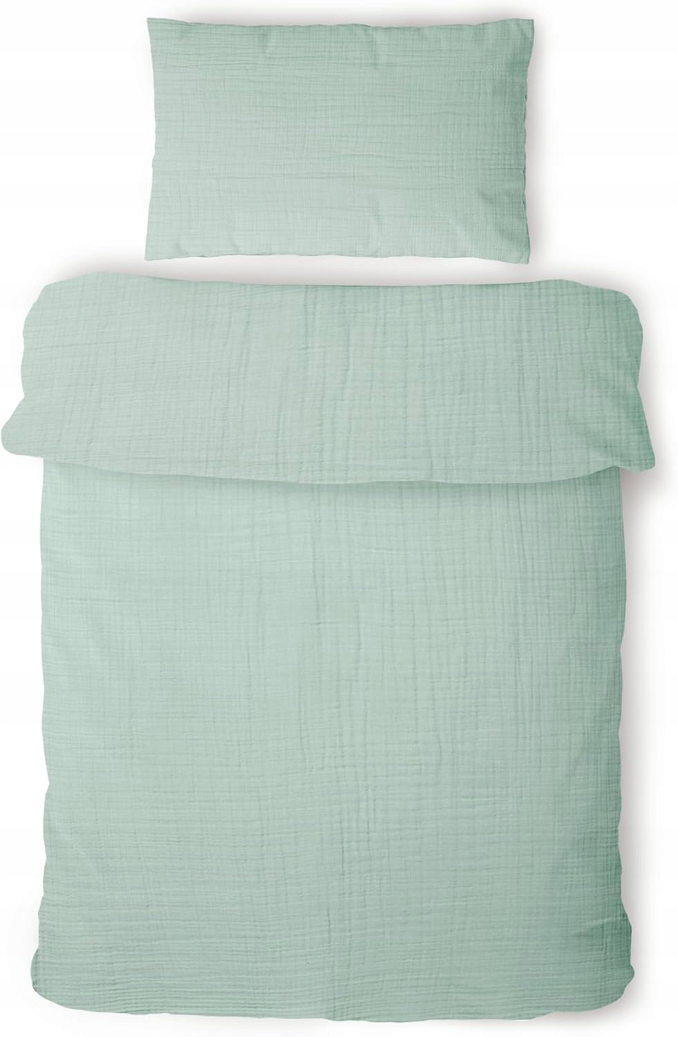 Pościel Dziecięca Muslin 100X135 C 100x135 40x60 cm roz.zielony (miętowy)