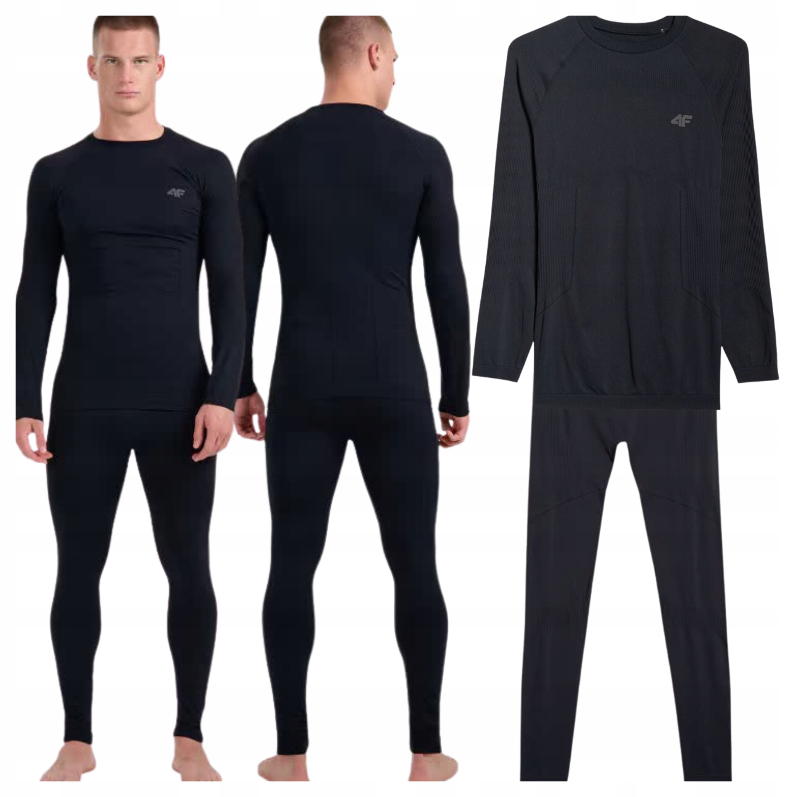 Spodní Prádlo 4F Pánské Termoaktivní Komplet Tričko Kalhoty Termo Oblečení
