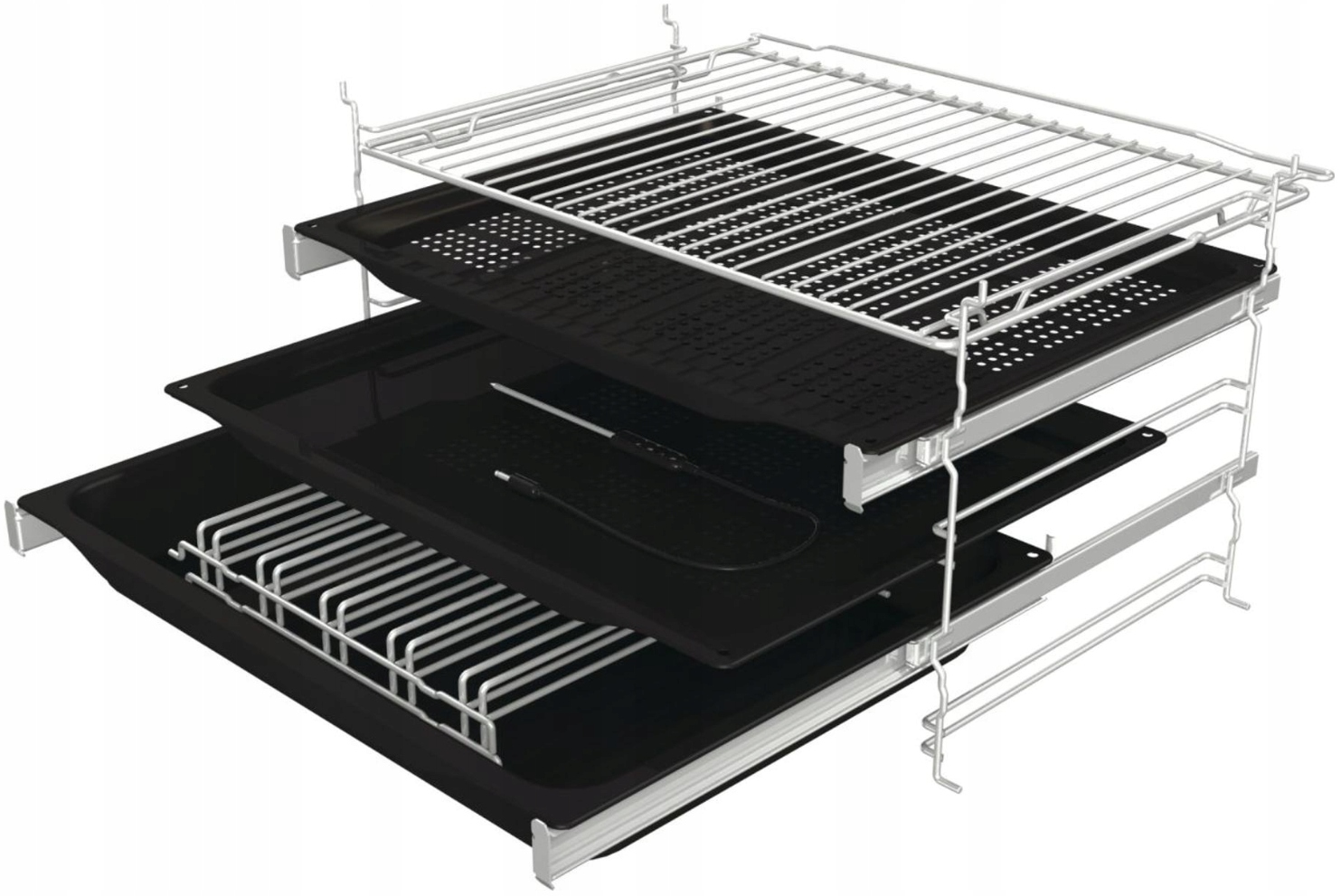 Piekarnik Gorenje BPSAX6747A08BG 77L Para Pyroliza Termosonda Prowadnice Model BPSAX6747A08BG