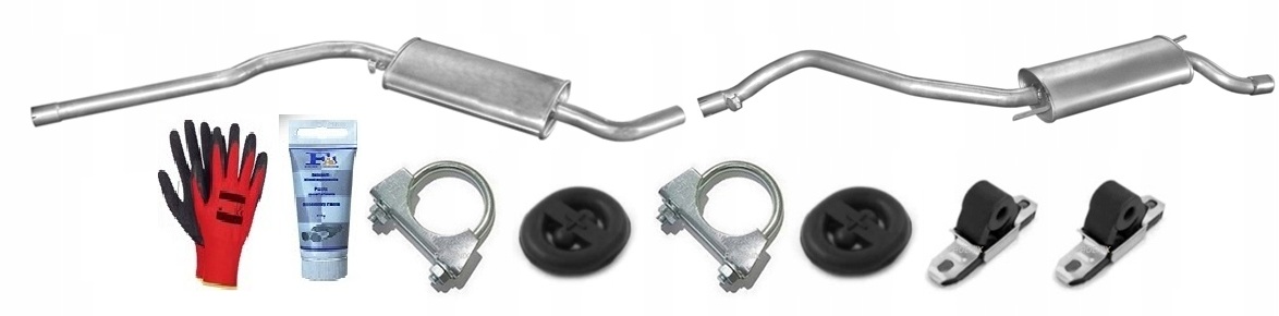 Vw Transporter T4 1.9 Td 50kW (1992-12/1995) Tlumič Výfuku sada bonus