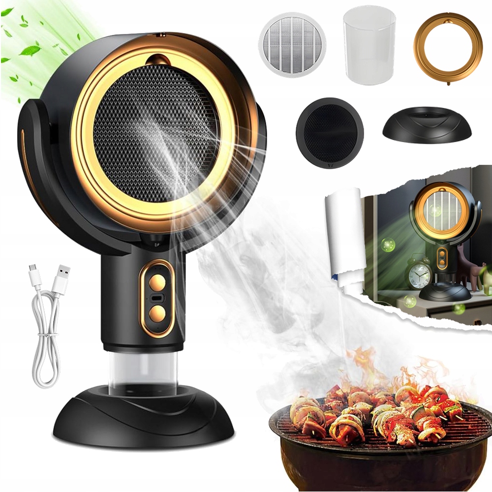 Mini Okap Kuchenny Z Regulowanym Kątem Nachylenia Do Stolu I Kempingu