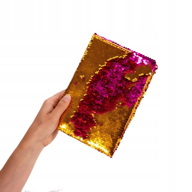 Świecący Oryginalny Notatnik z Cekinami A5 96k Kod producenta Notatnik Biurowy Wielofunkcyjny Notatnik