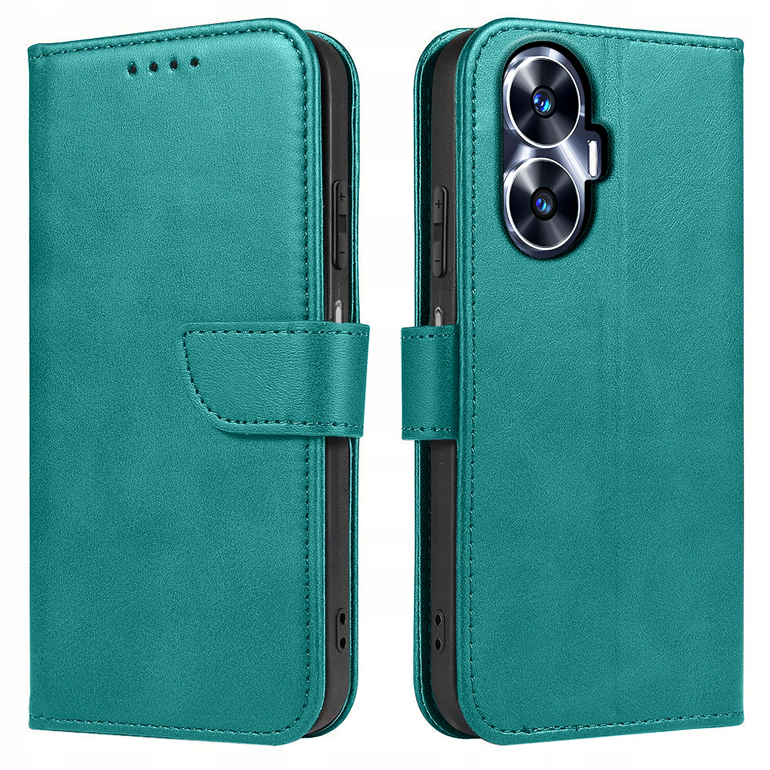 

Etui do Realme C55 Skórzane Skin Case Szkło 9H