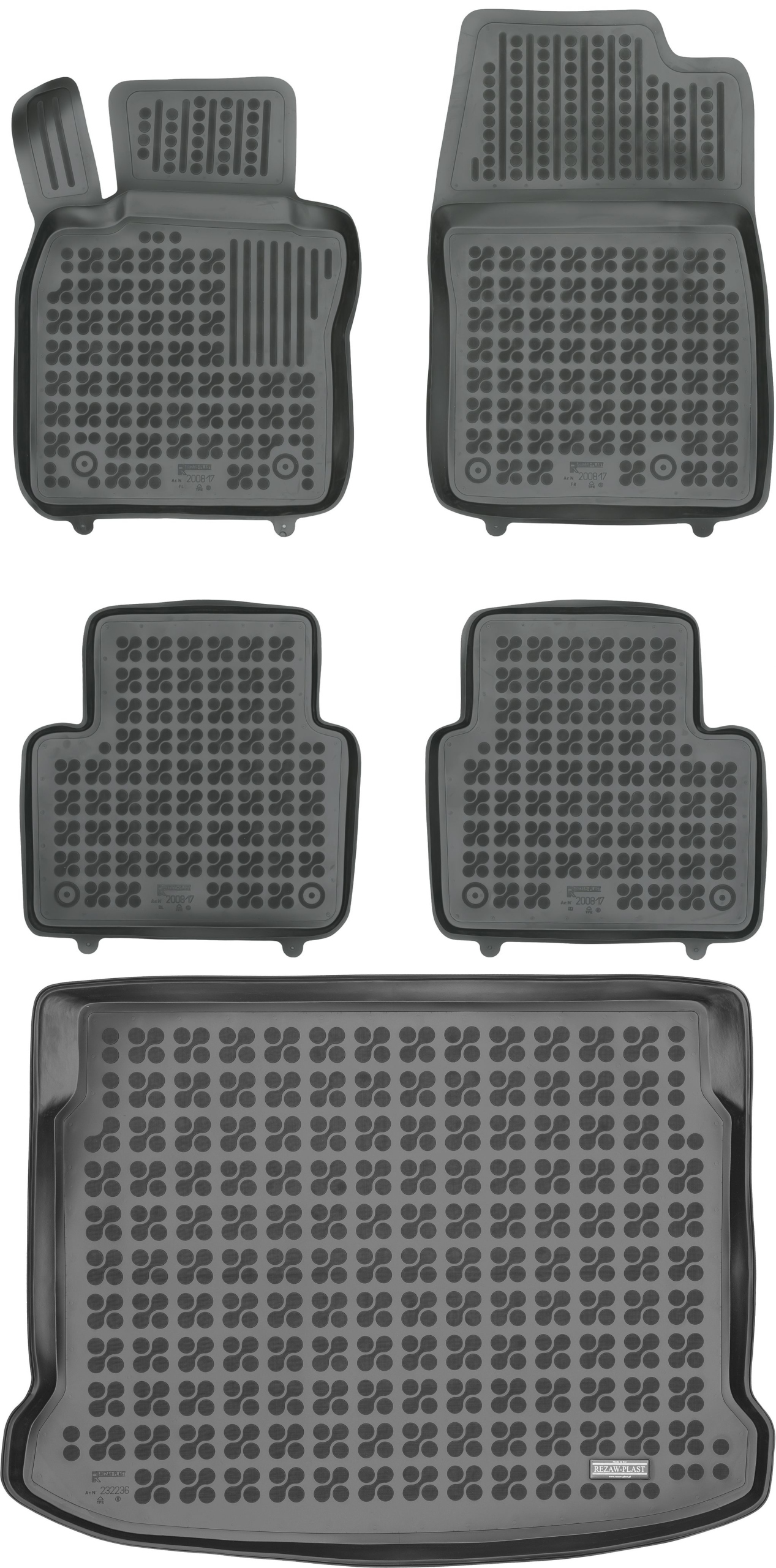 

Mazda 3 IV Hb 2019- Korytka gumowe mata