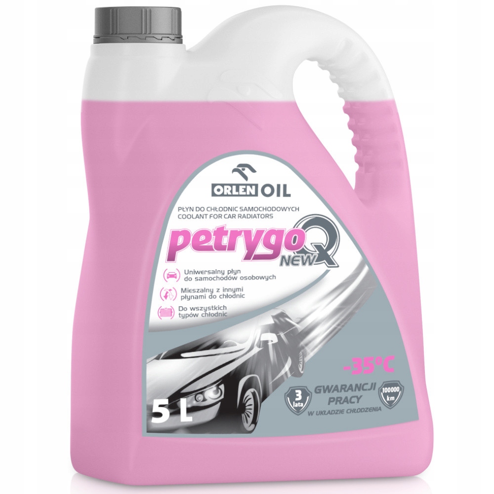 Płyn do Chłodnic Petrygo Q New Różowy -35st 5L