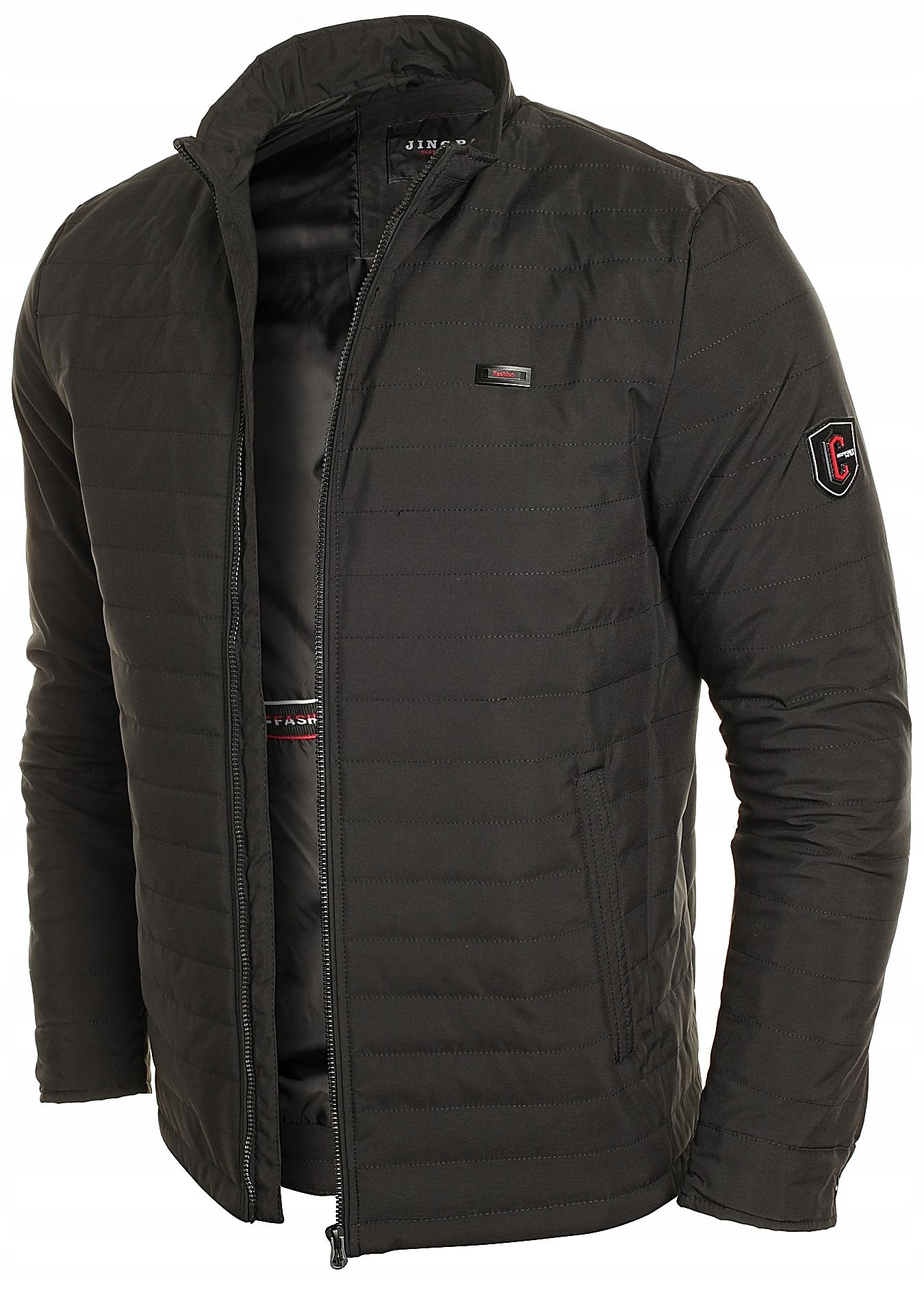 

4XL - Kurtka Męska pikowana Przejściowa C51 czarny