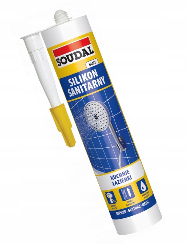 

Soudal Silikon Sanitarny Biały 280 ml