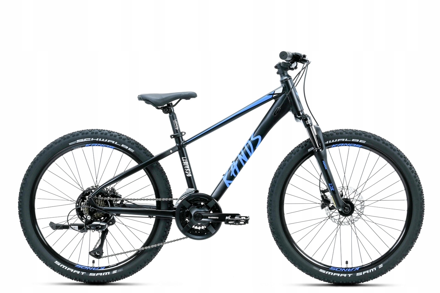 Rower 24 Kands Leopardo rama 13 Shimano Hamulce tarczowe 2026 czarny