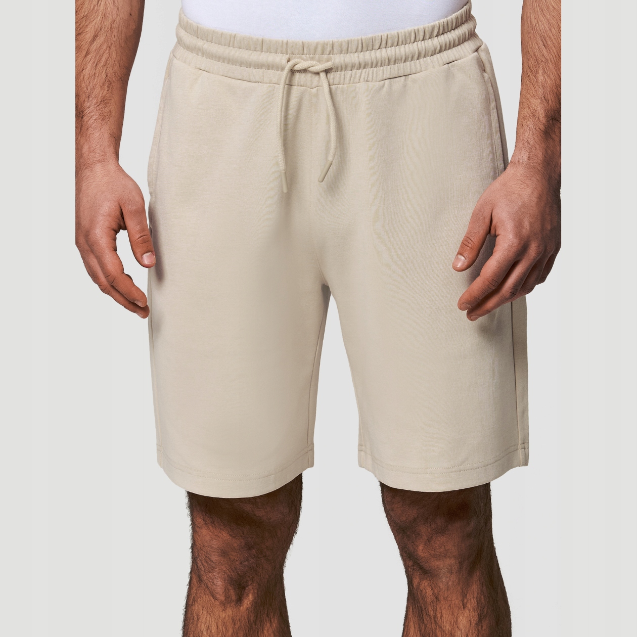 Béžové pánské teplákové kraťasy Ideální pro každodenní nošení Pako Lorente vel M