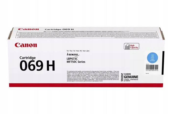 Toner Cyan Canon i-SENSYS MF752 MF754 LBP673 CRG069H CRG-069H 5097C002