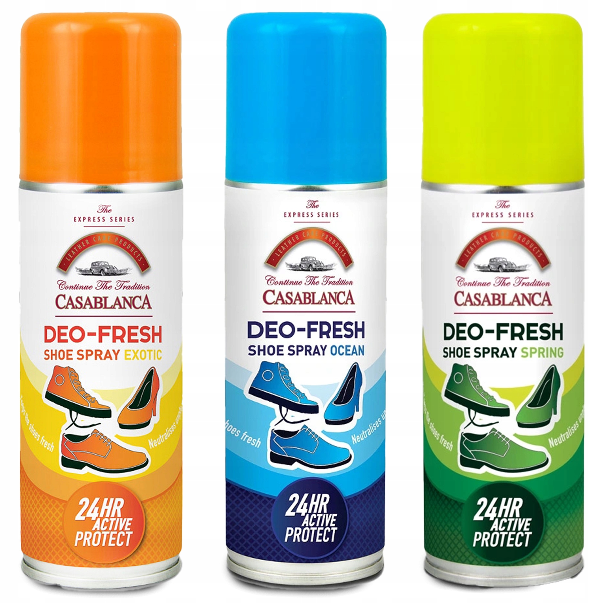 

Casablanca odświeżacz do butów mix 3 x 125 ml