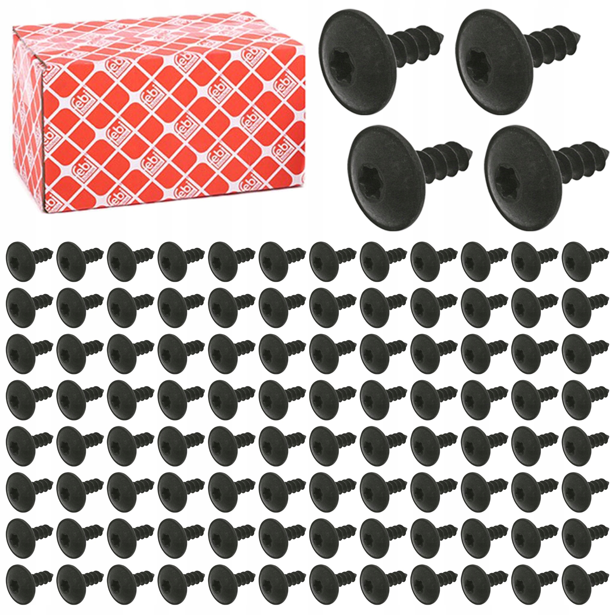 100x FEBI BILSTEIN ŚRUBA TORX DOLNEJ OSŁONY SILNIKA Stan opakowania oryginalne