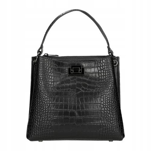 

Wojas Torebka damska skóra naturalna czarna