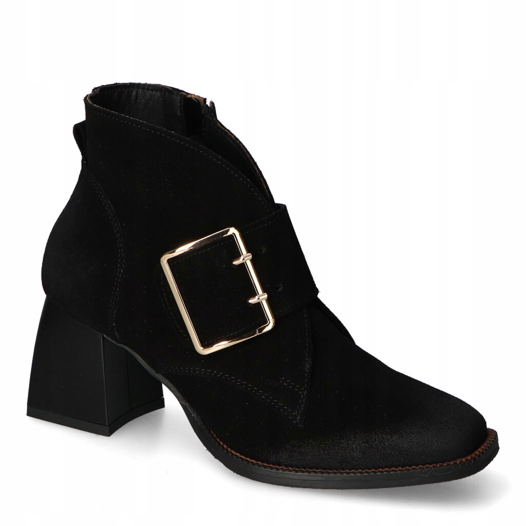 Kotníkové Boty Damiss DS-957 Černé velurové 38