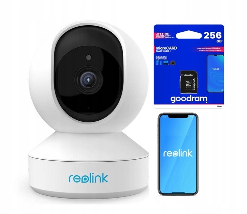 Kamera Reolink Séria E E340 5MP Wifi Hd Nočný režim Ptz Karta 256 Gb