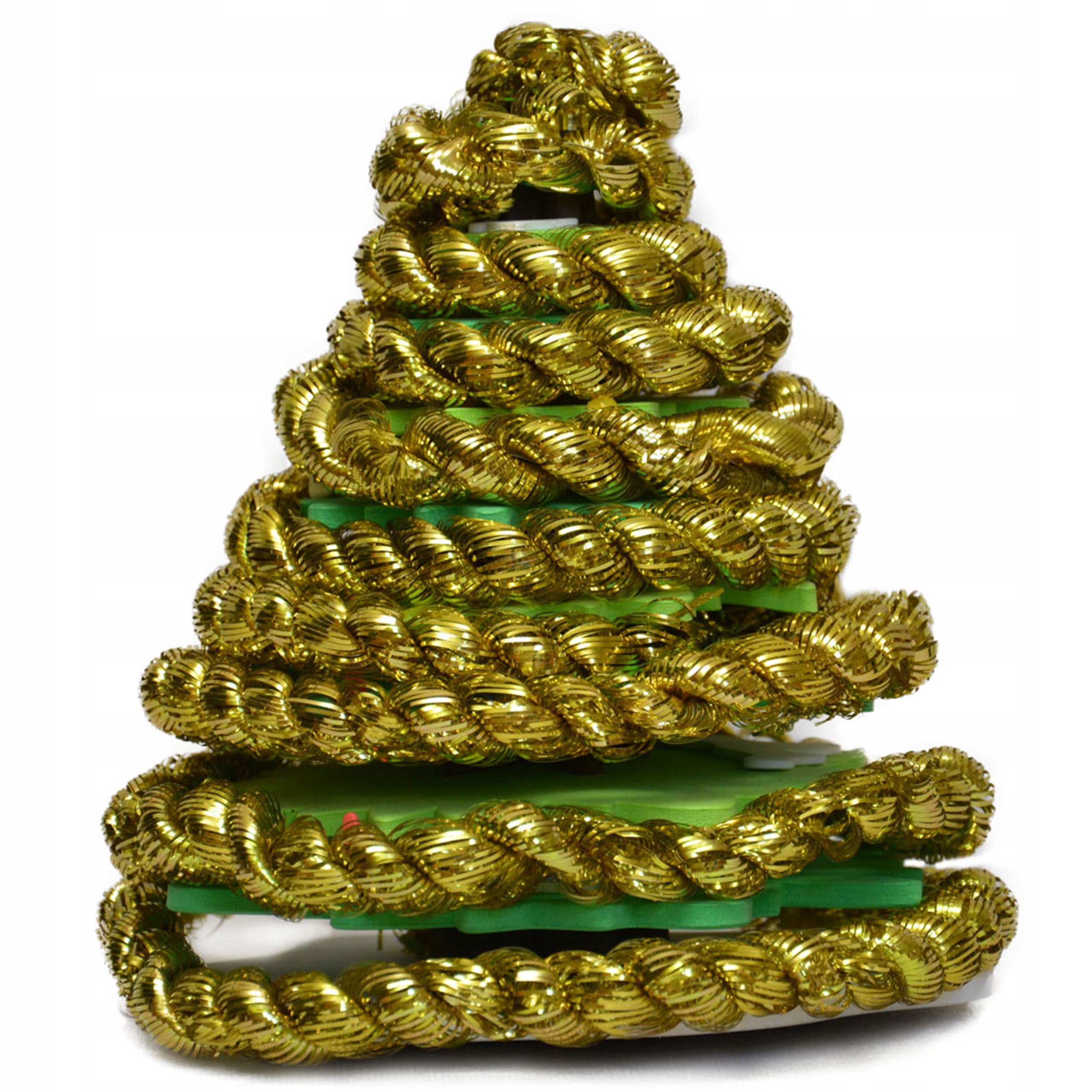 

Łańcuch Spiralny Choinkowy Złoty Świąteczny