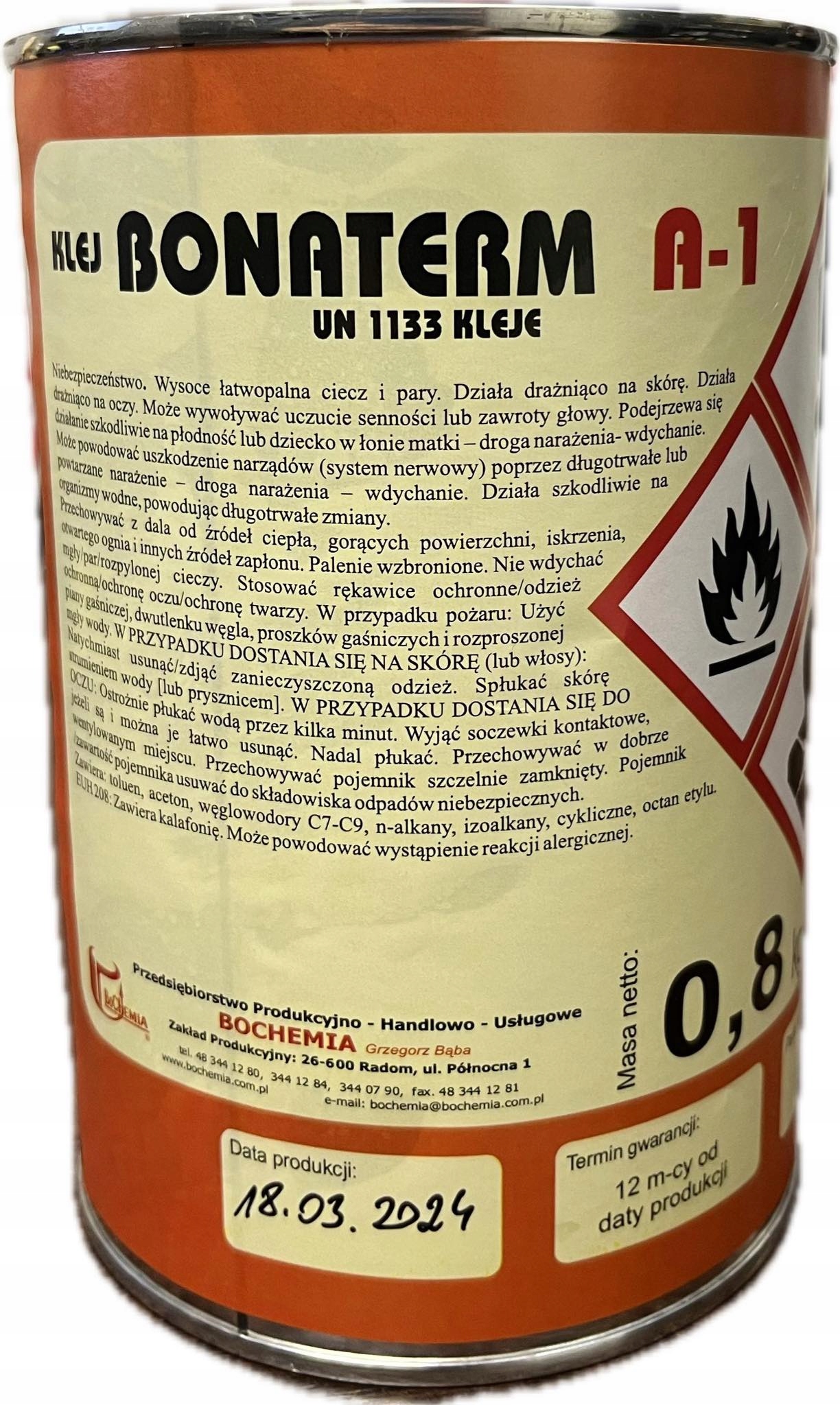 Klej BONATERM A1 0,8 kg