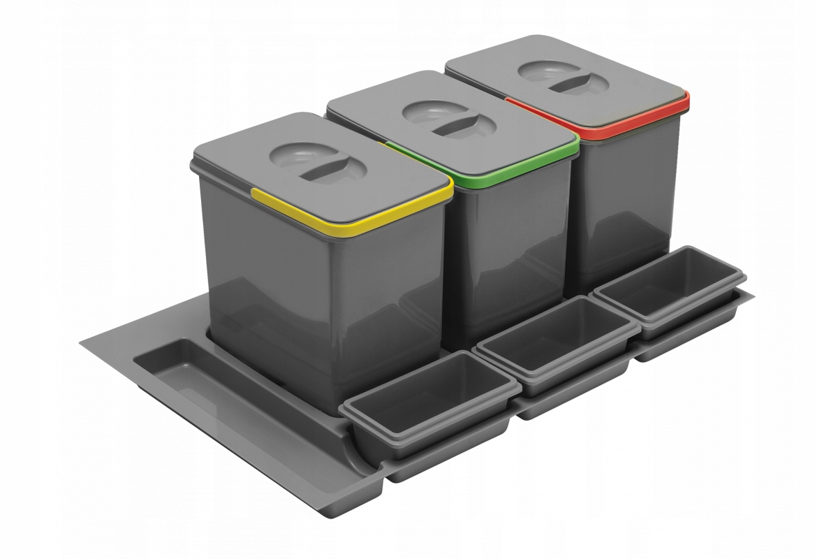 Nádoba Gtv Multino, 900, 3X15L, 3 pekáče, antracit PB-91164100B5-A